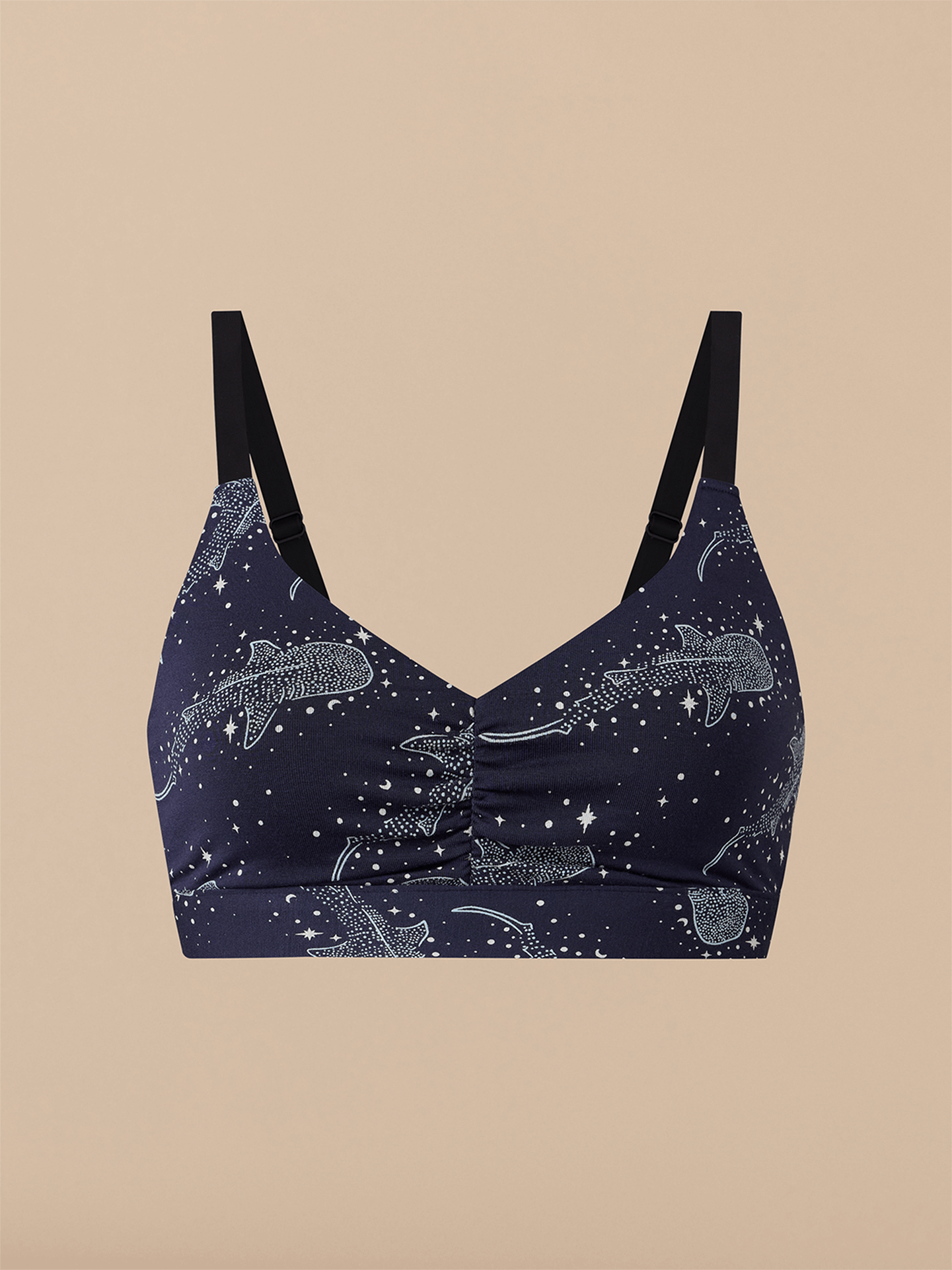 FeelFree Ruched Bralette | Starry Sharks