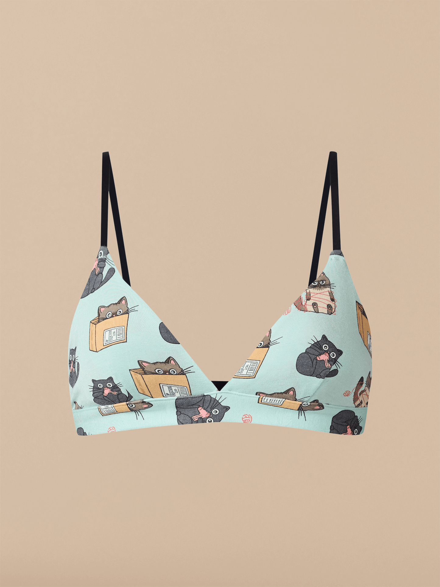 UltraModal™ FeelFree Triangle Bralette | Cats Being Cats