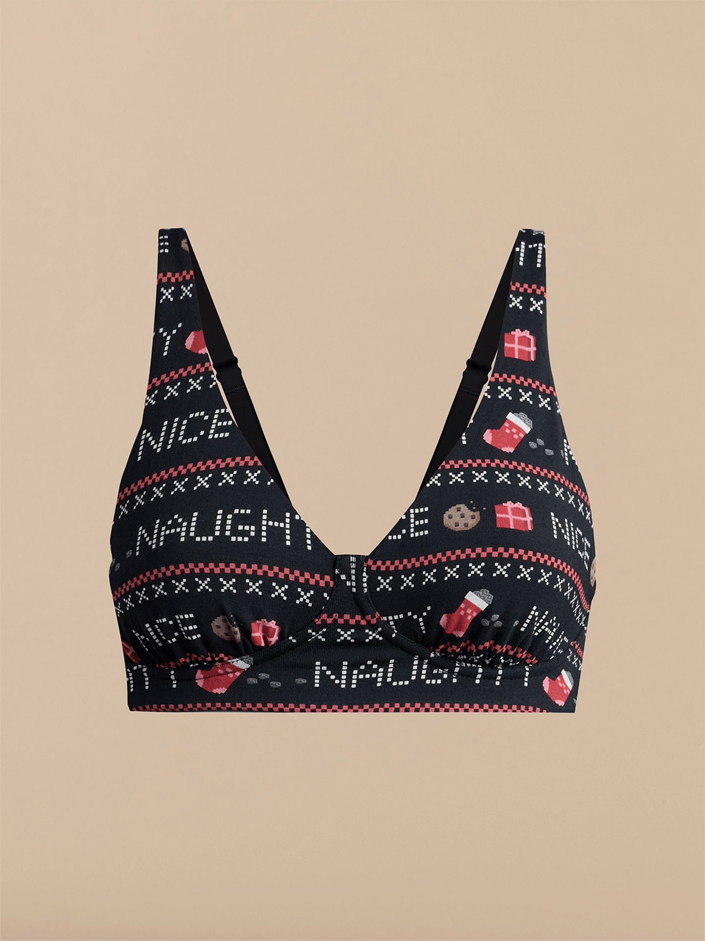 FeelFree Longline Bralette | Naughty or Nice