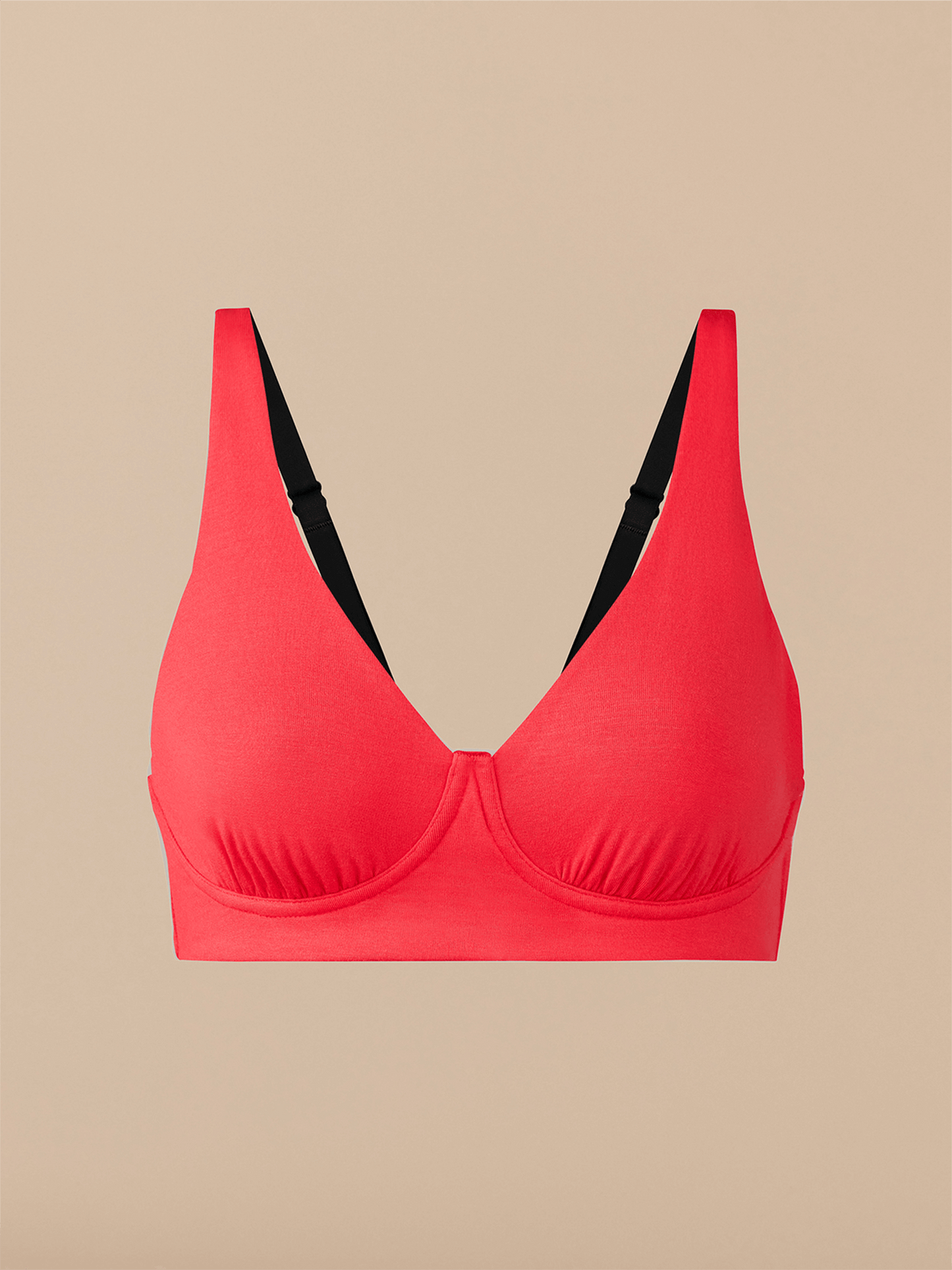 FeelFree Longline Bralette | Tomato