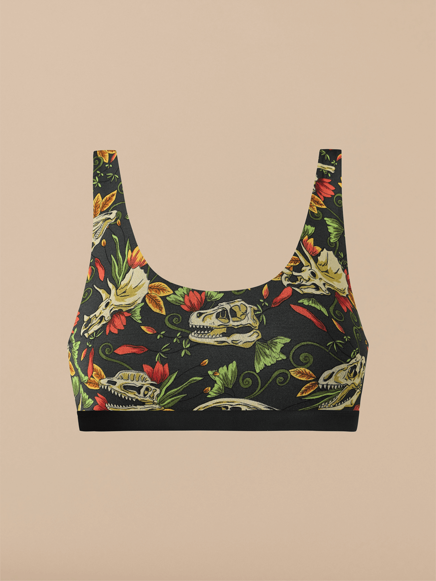 U-Back Bralette | Jurassic Garden