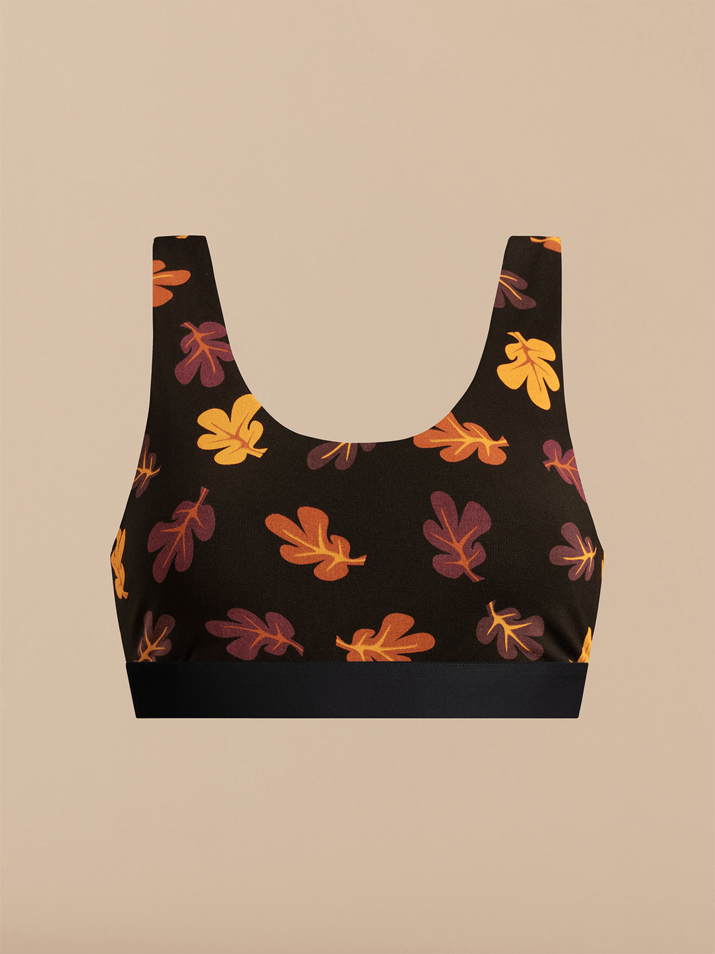 Curvy U-Back Bralette | Fall Leaves