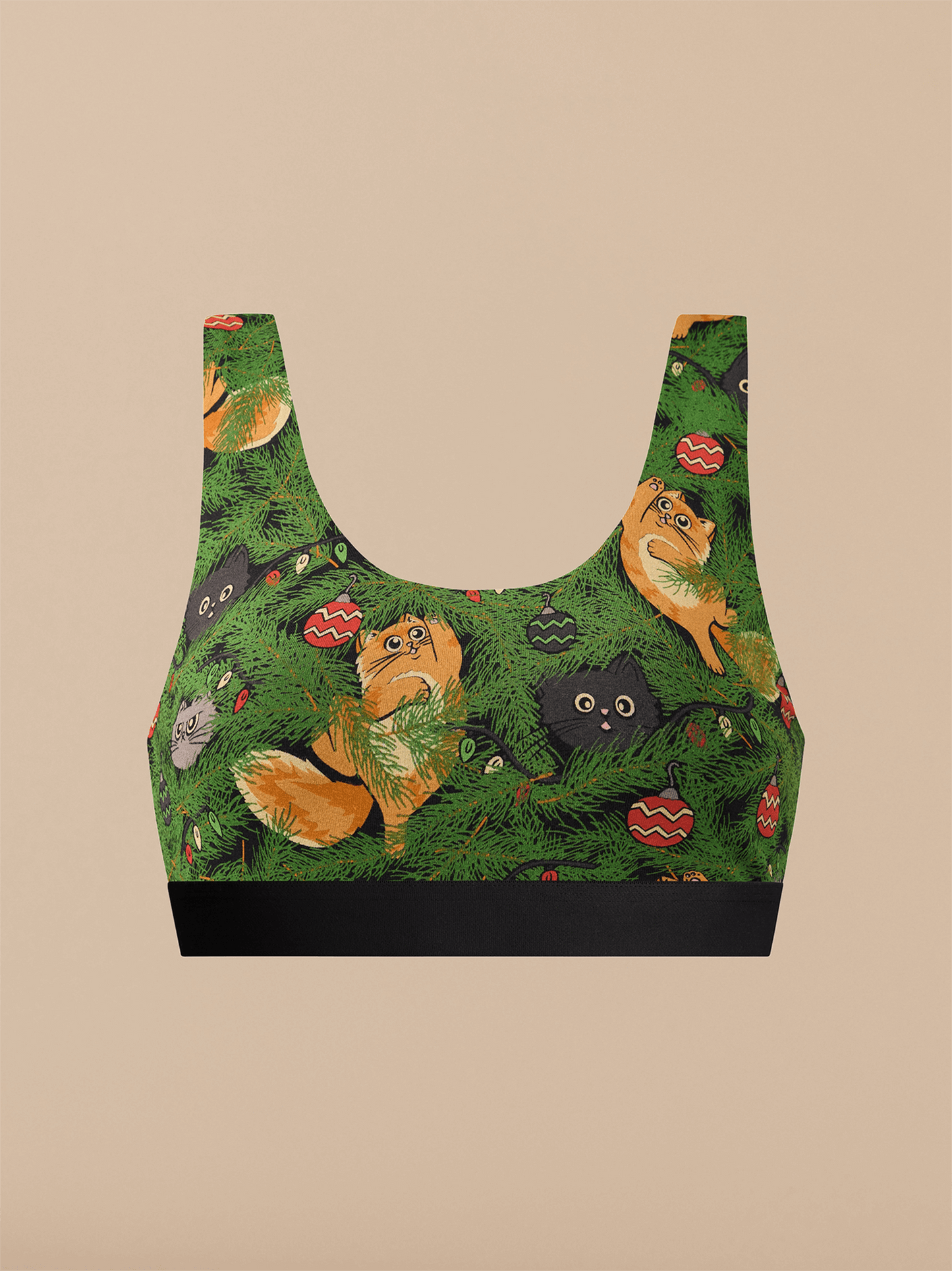 Curvy U-Back Bralette | Meowy Christmas