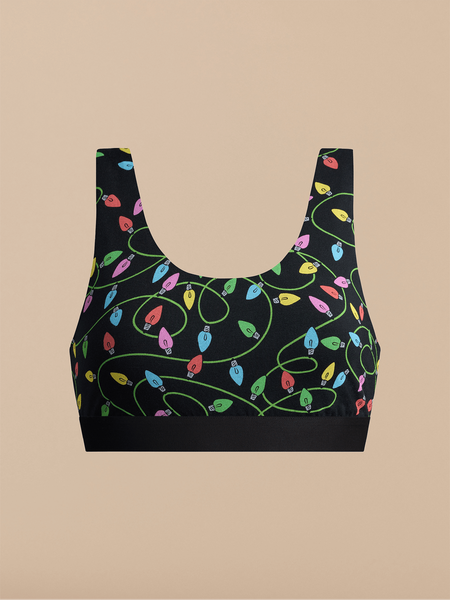 Curvy U-Back Bralette | String Lights