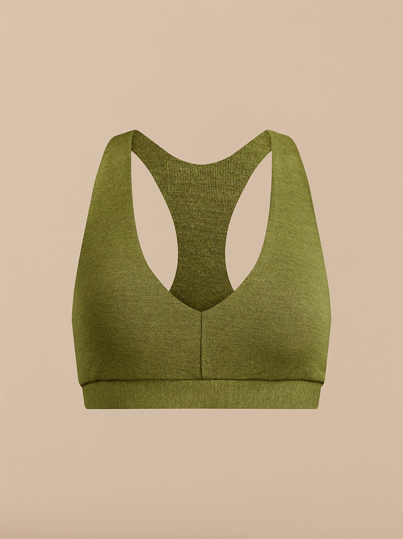 FeelFree Racerback Bralette | Heather Olive