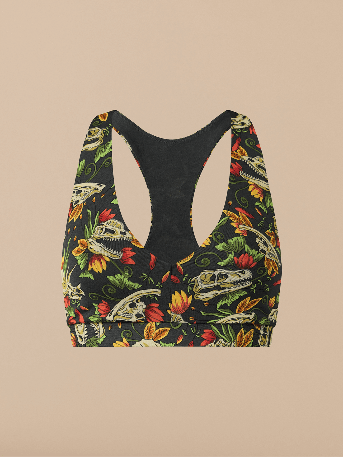 FeelFree Racerback Bralette | Jurassic Garden