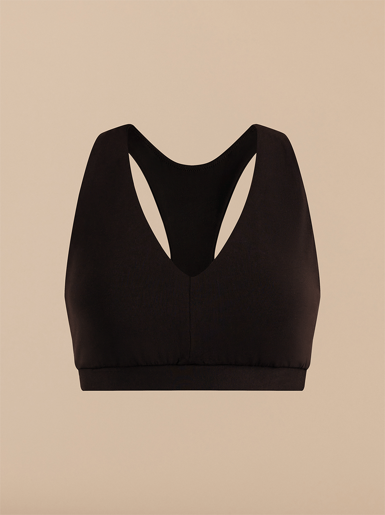 Curvy FeelFree Racerback Bralette | Black