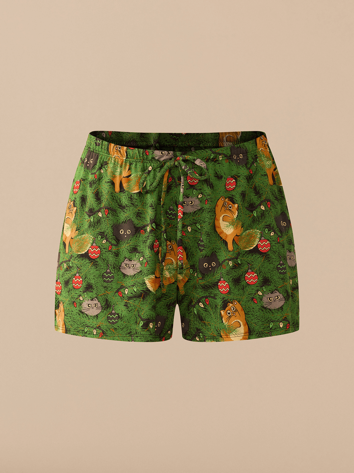 Women's Modal Short | Meowy Christmas