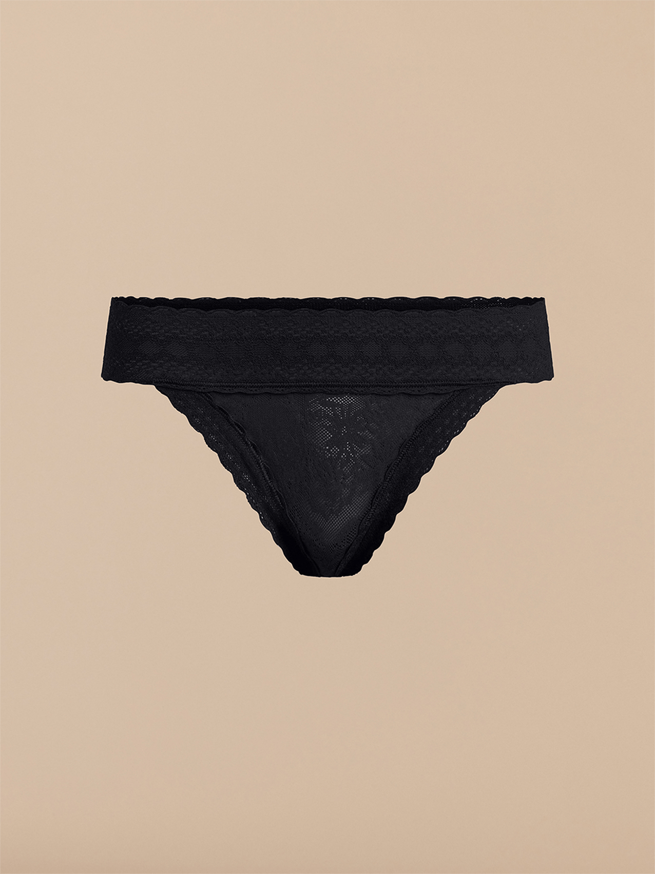 All Over Lace Thong | Black Dead Flowers