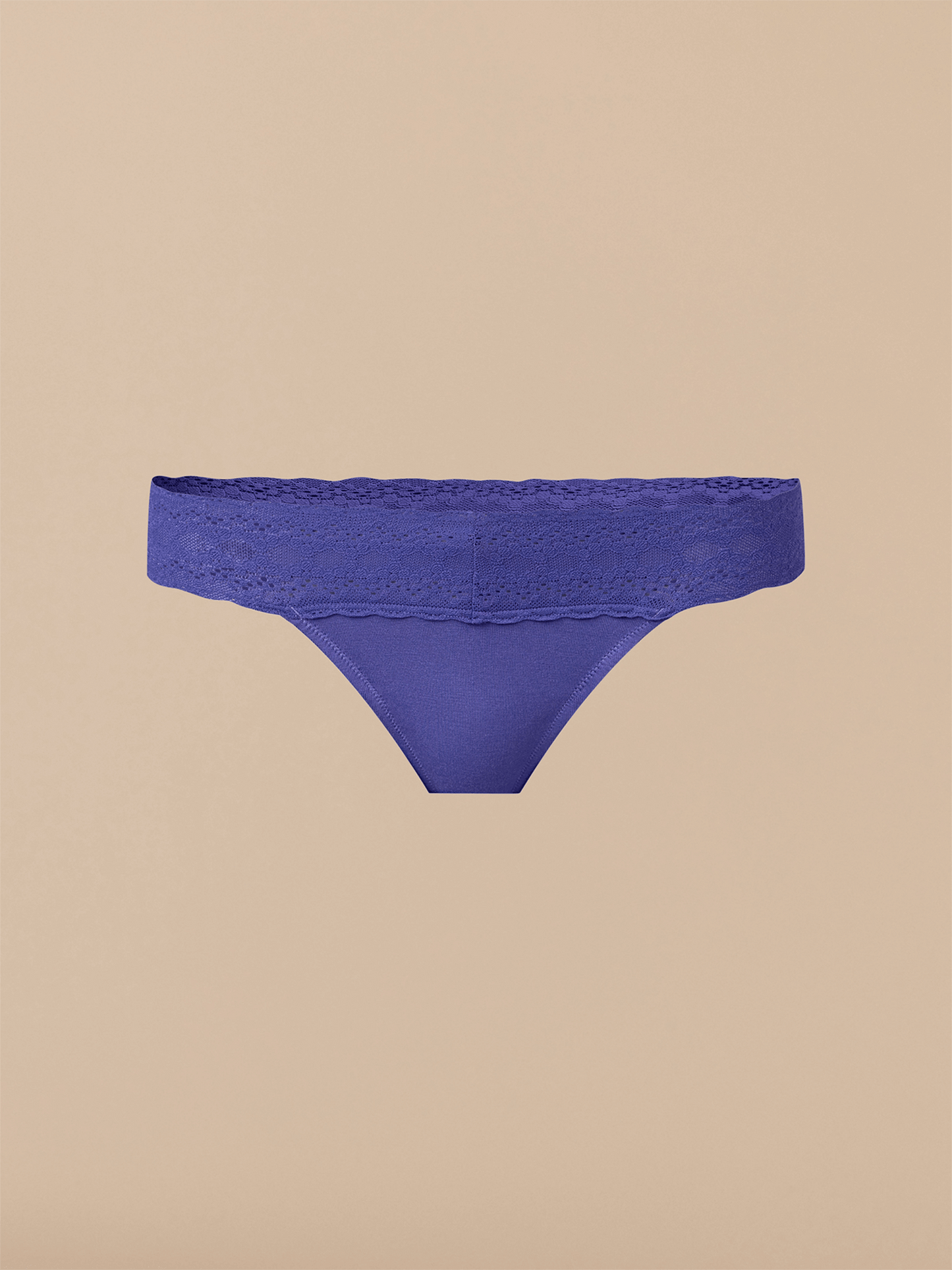 UltraModal™ Lace Low-Rise Thong | Berry Blue
