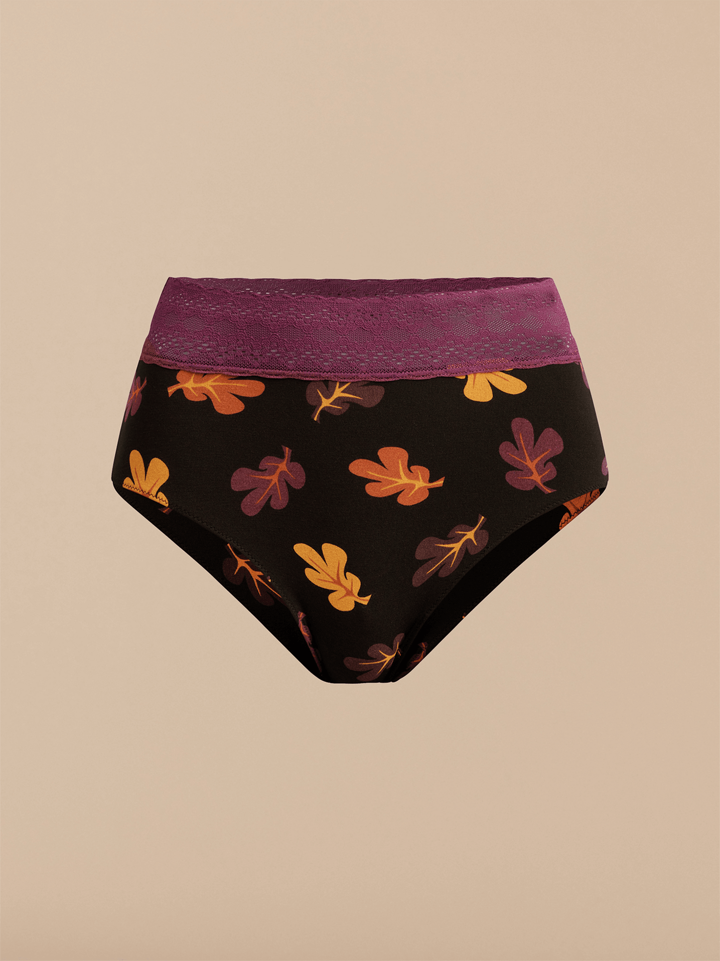 FeelFree Lace High-Waisted Brief | Fall Leaves