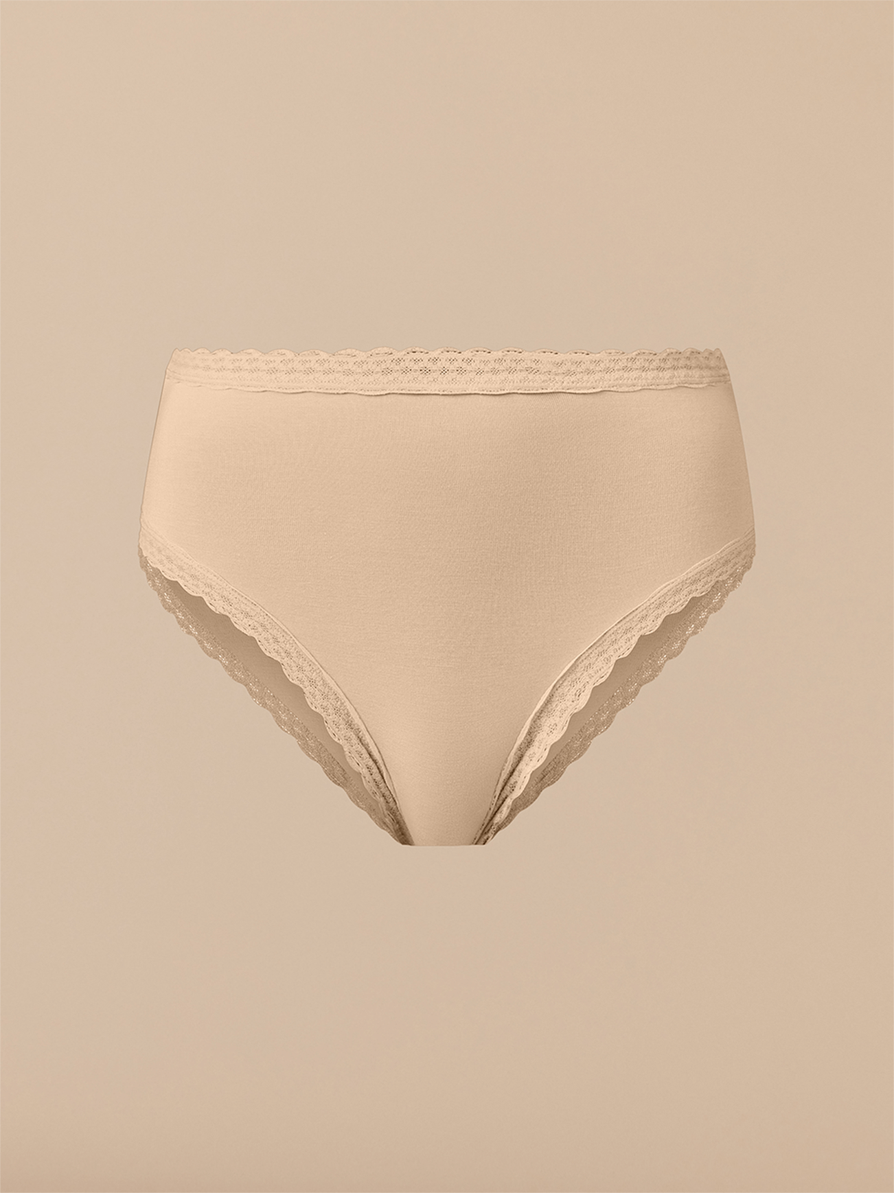 UltraModal™ Lace High-Waisted Cheeky Bikini | Brazilian Sand