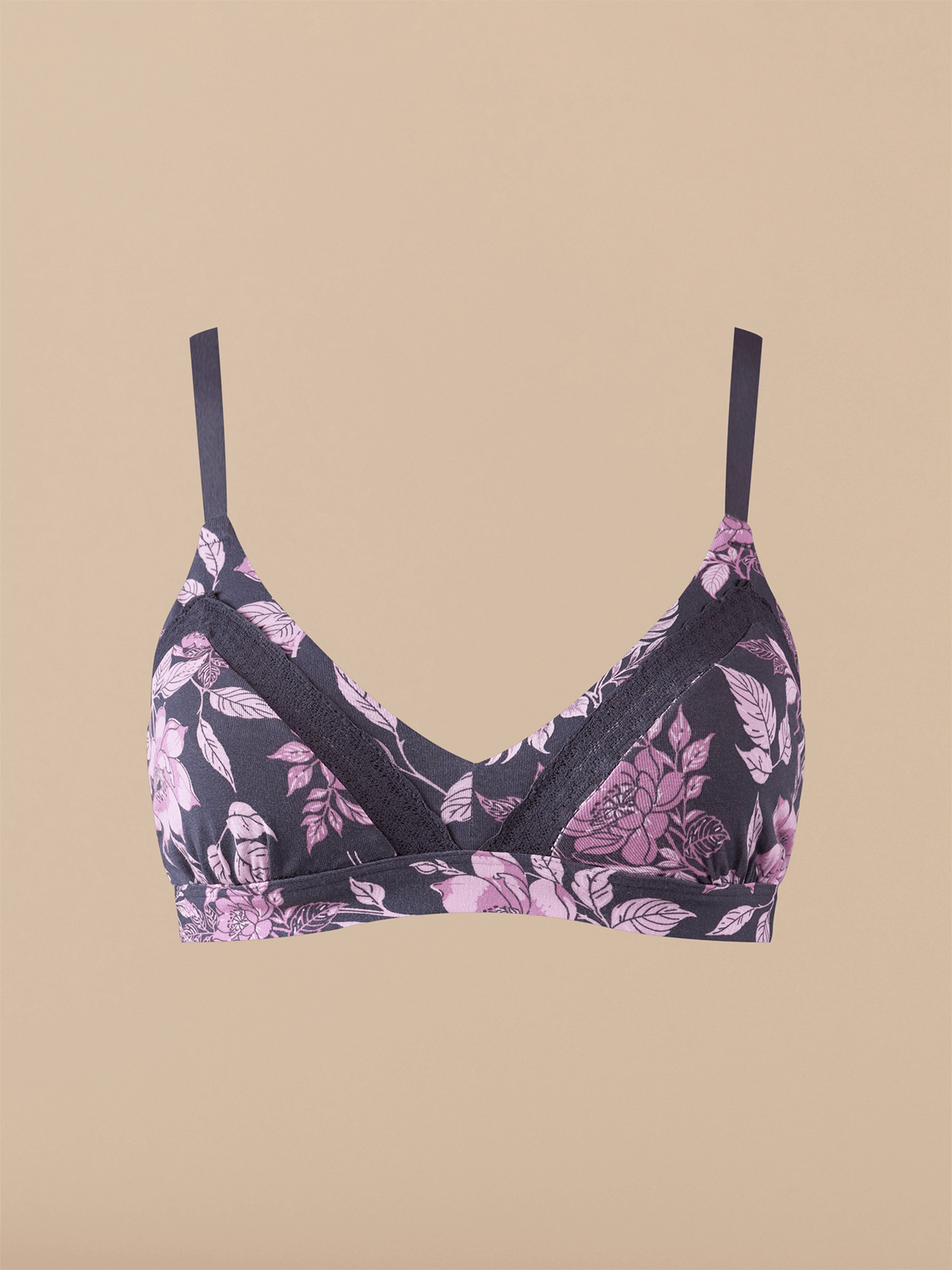 UltraModal™ Lace Triangle Bralette | Purple Bloom