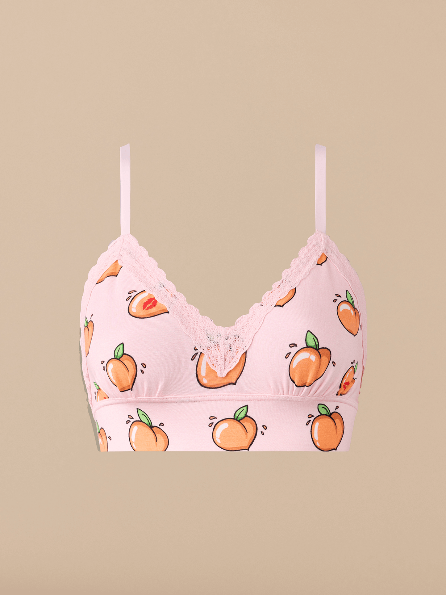 FeelFree Lace Plunge Bralette | Kiss My Peach