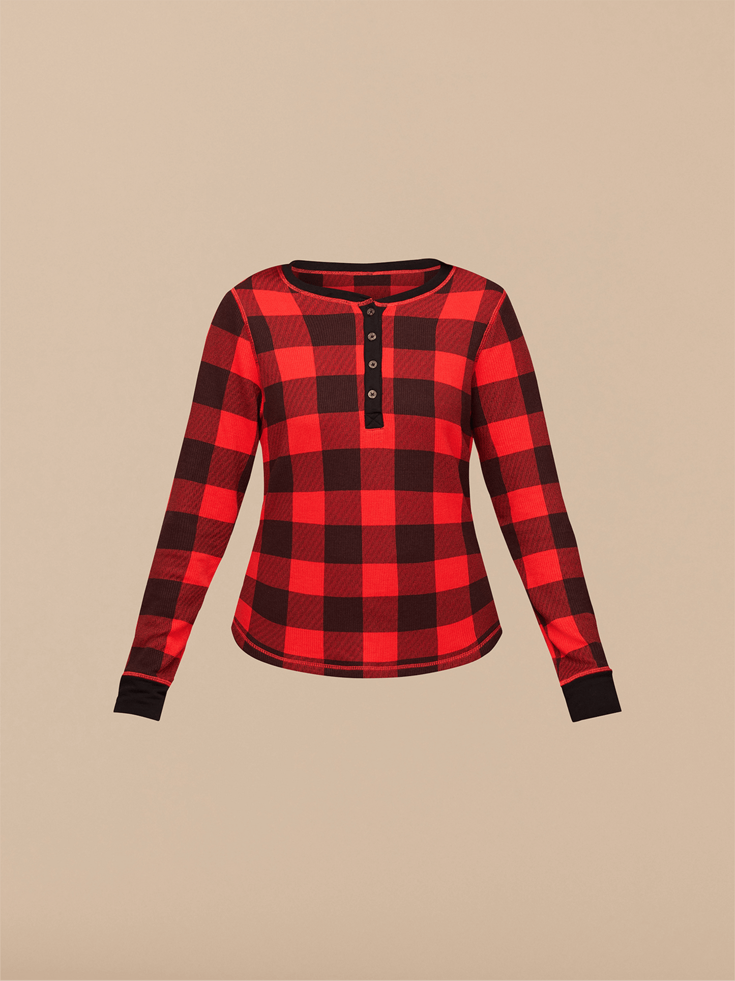 Women's Waffle PJ Set | Buffalo Plaid