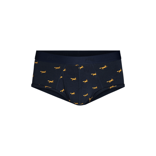 Stretch Cotton Brief w/ Fly | Foxes