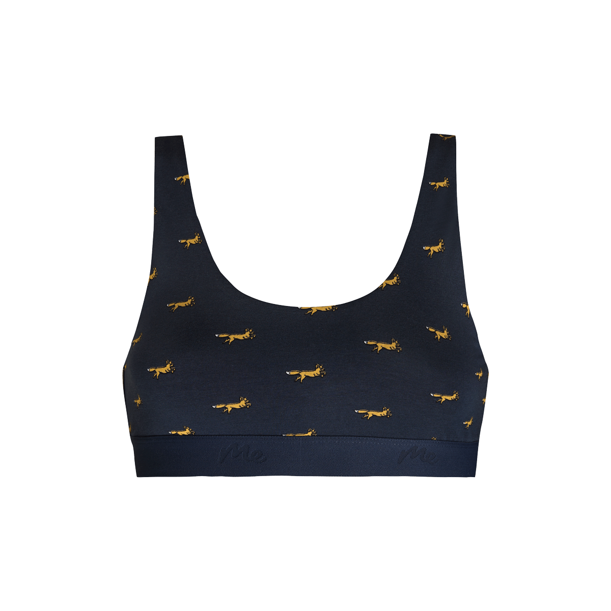 Stretch Cotton U-Neck Bralette | Foxes