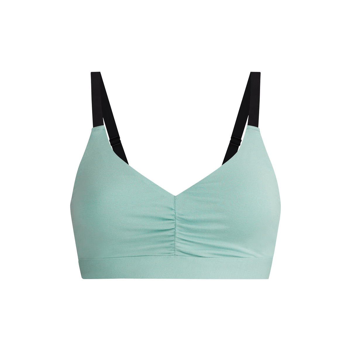 Curvy FeelFree Ruched Bralette | Honeydew