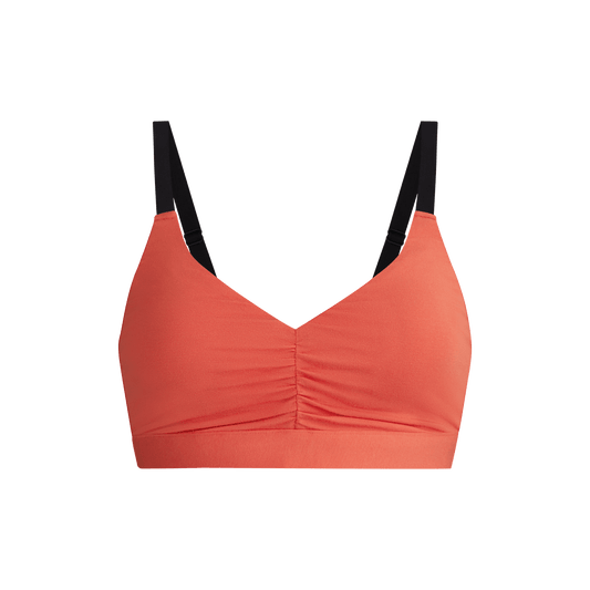 Curvy UltraModal™ FeelFree Ruched Bralette | Papaya