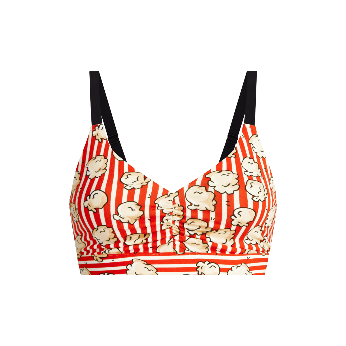 Curvy FeelFree Ruched Bralette | Pop Off