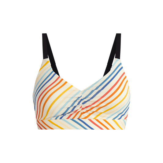 Curvy UltraModal™ FeelFree Ruched Bralette | Camp Stripe