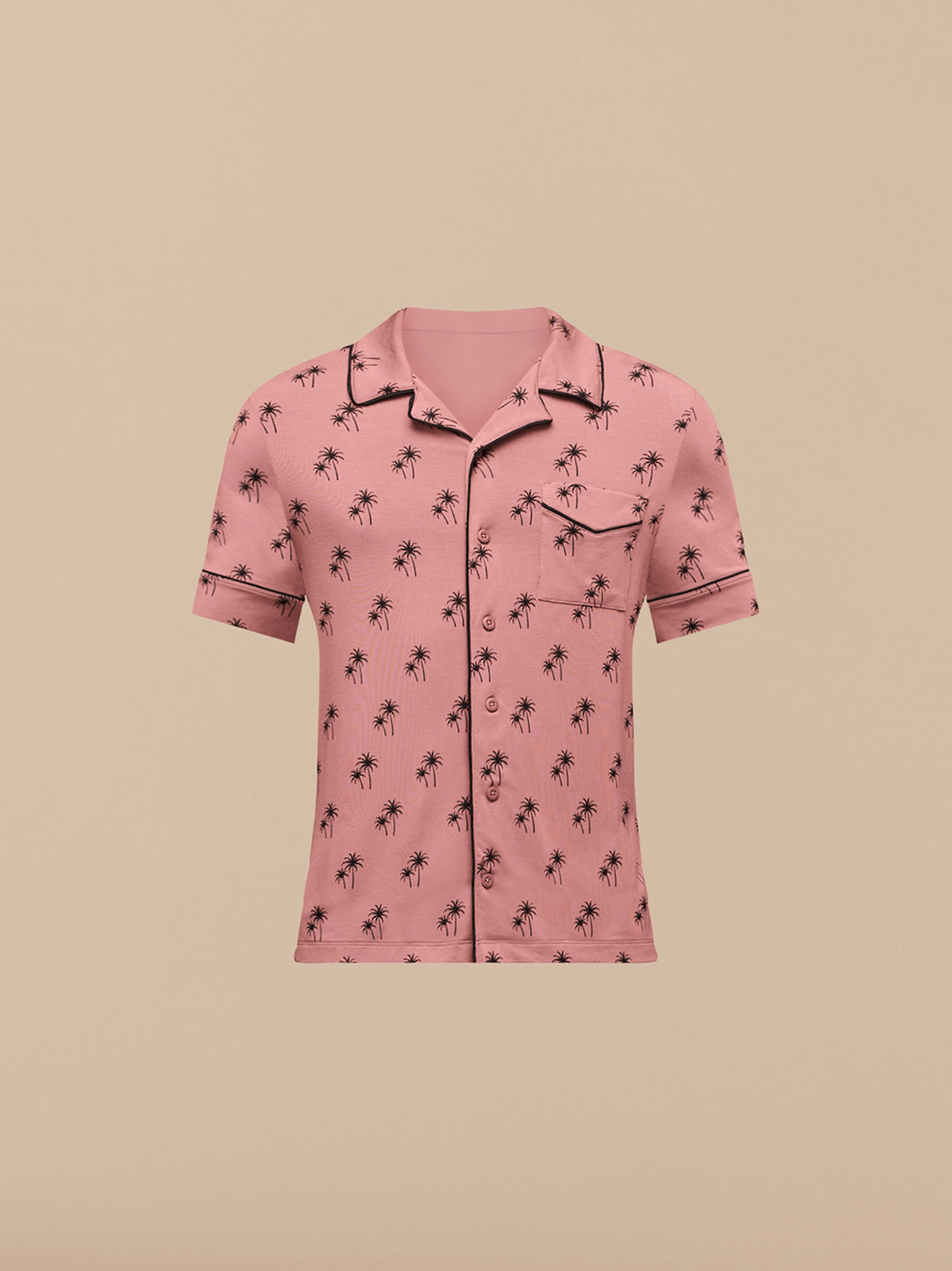 UltraModal™ Short Sleeve PJ Set - Men's | Faded Palms