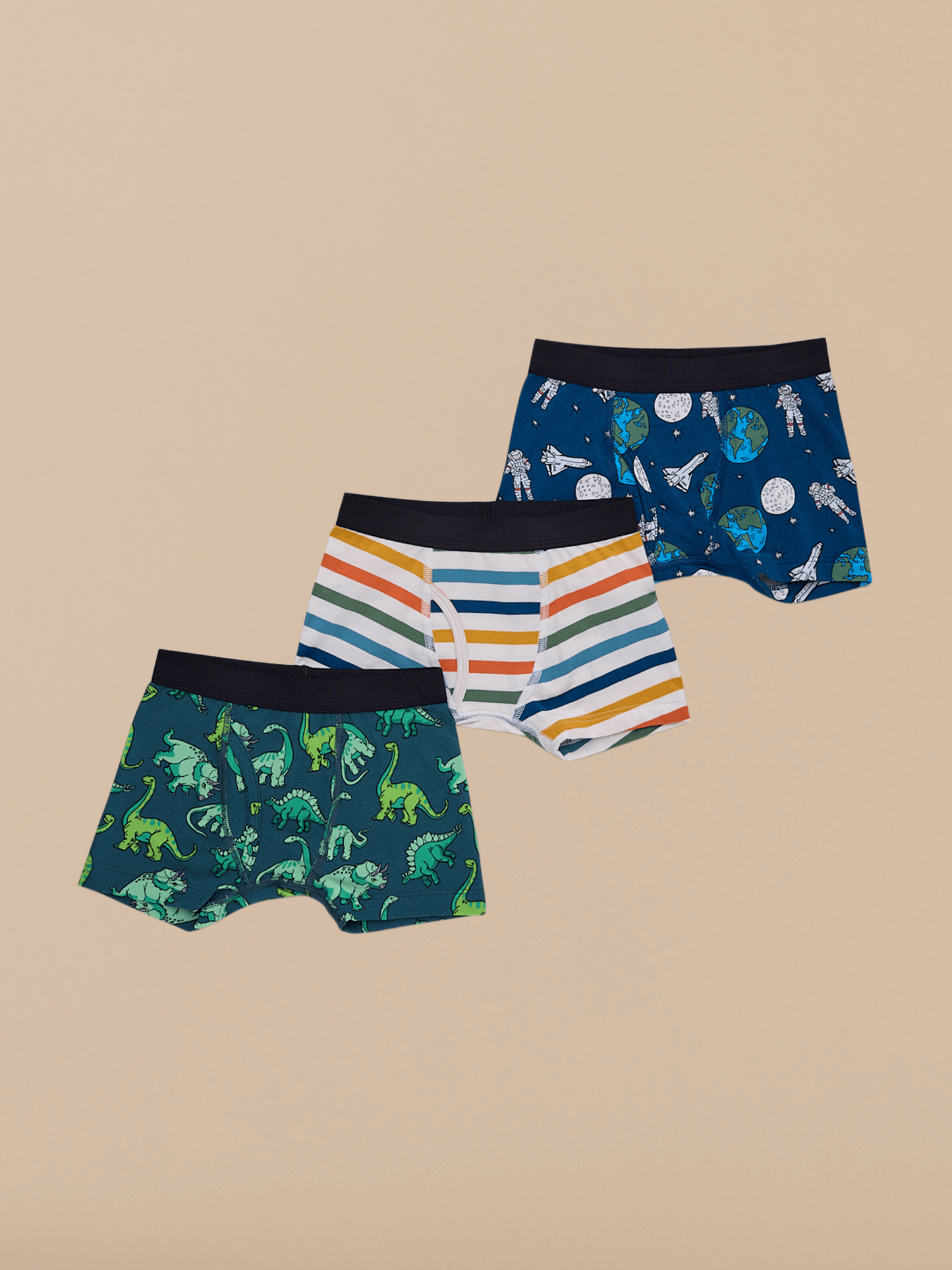 Boys Boxer Brief 3-Pack | George to the Moon Pack