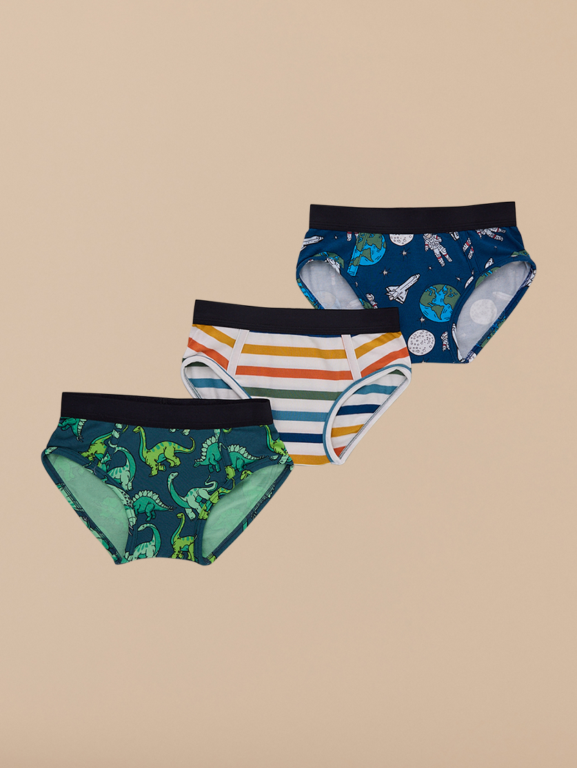 Boys Brief 3-Pack | George to the Moon Pack