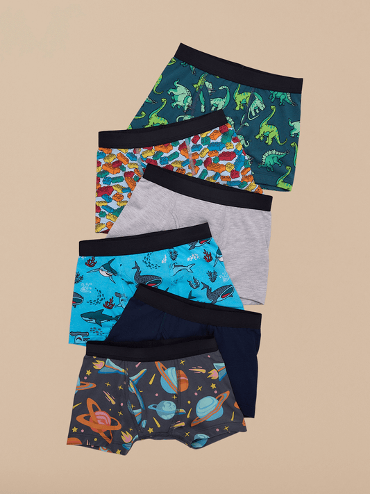 Boys Boxer Brief 6-Pack | George & Friends Pack