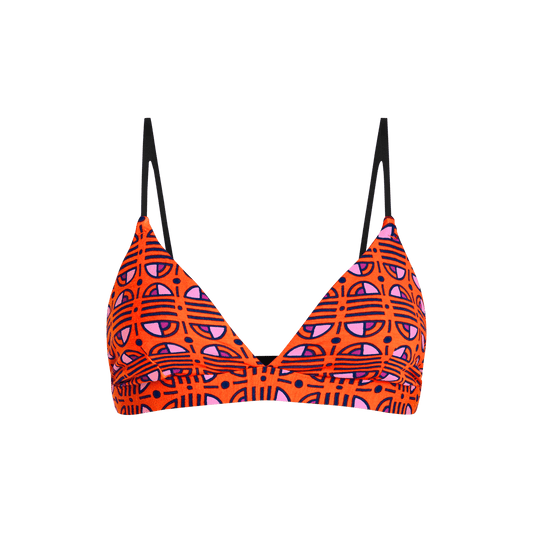 UltraModal™ FeelFree Triangle Bralette | GeoStripe