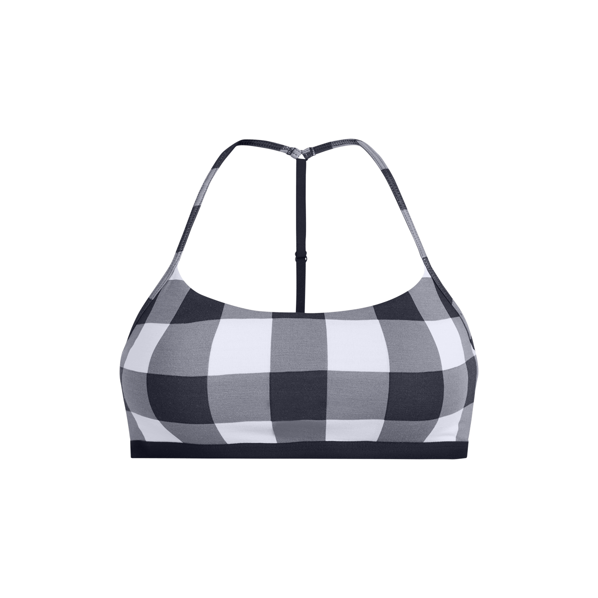 UltraModal™ Core T-Back Bralette | Gingham Plaid