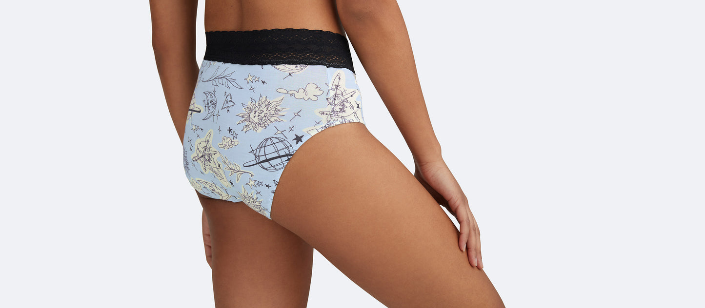 UltraModal™ Lace High-Waisted Brief | Full Moon by Girl Knew York