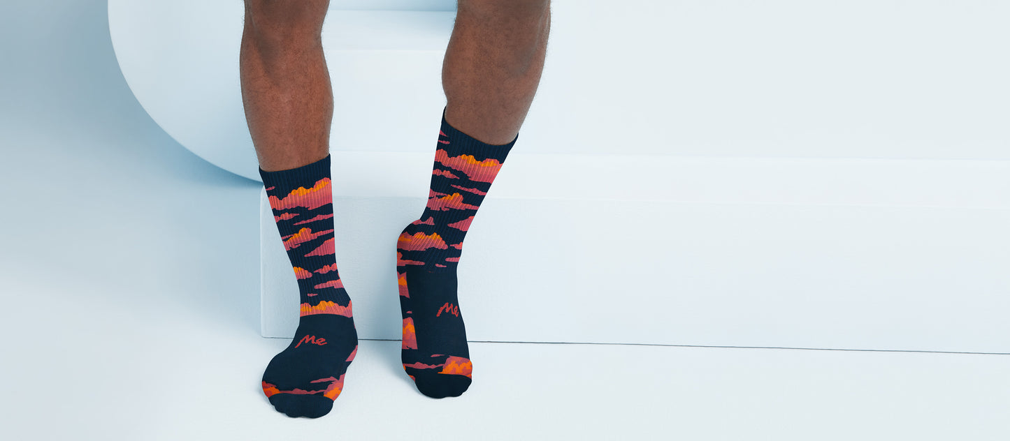 MoveMe Crew Sock | Golden Hour