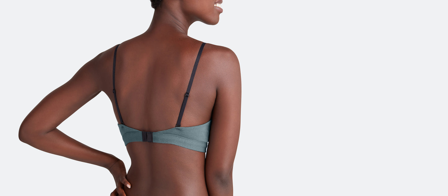 FeelFree Ruched Bralette | Goblin Blue