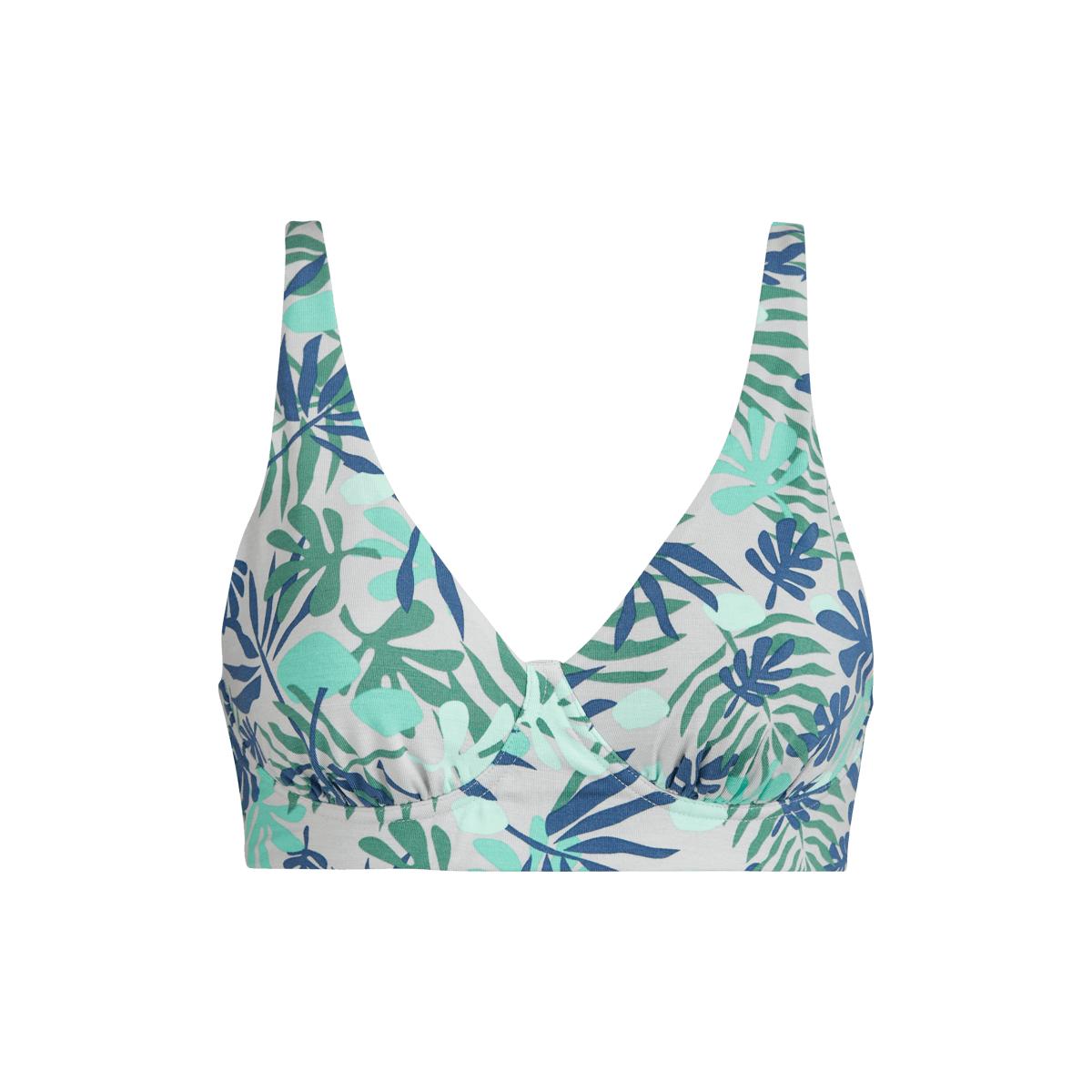 UltraModal™ FeelFree Longline Bralette | Green Palm