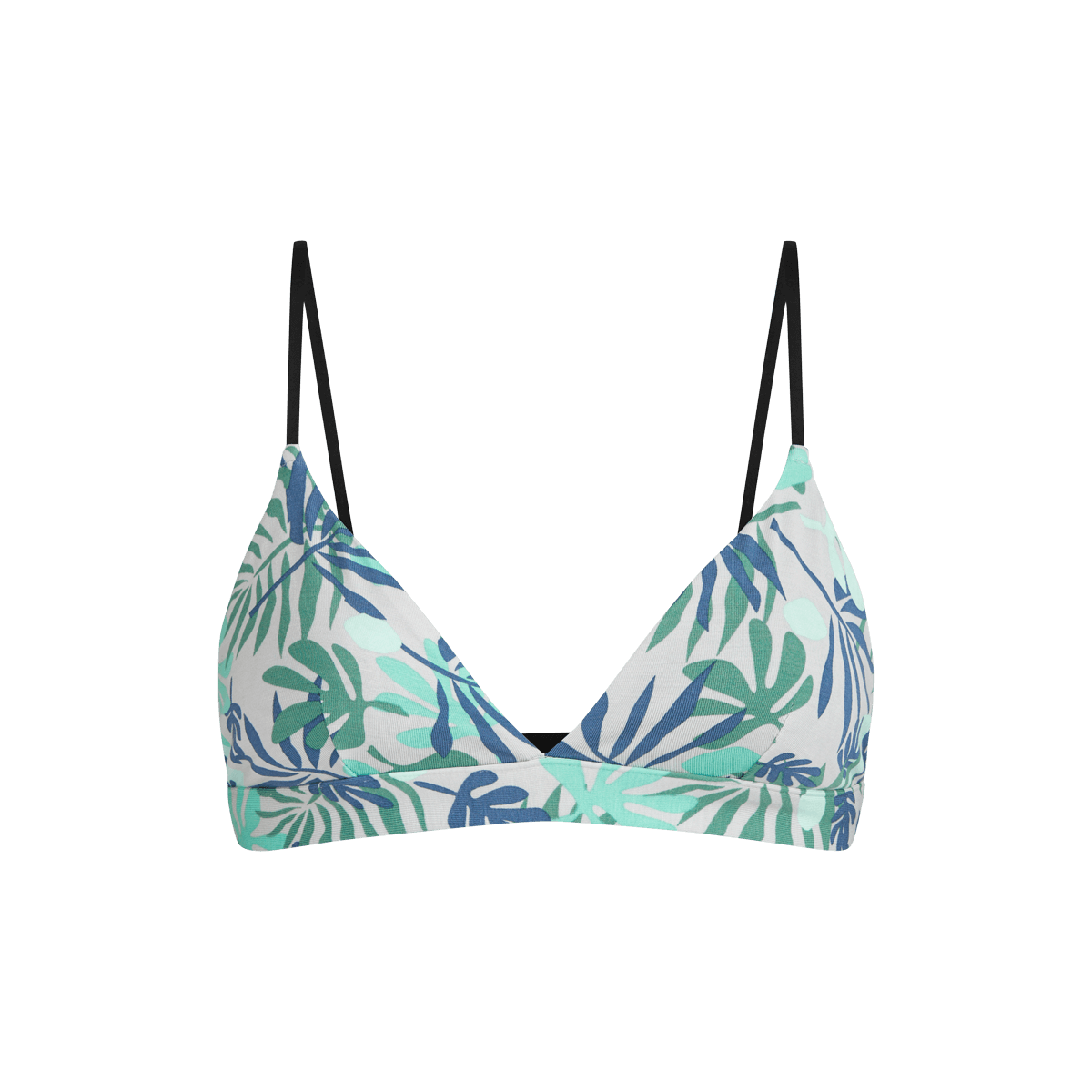 UltraModal™ FeelFree Triangle Bralette | Green Palm