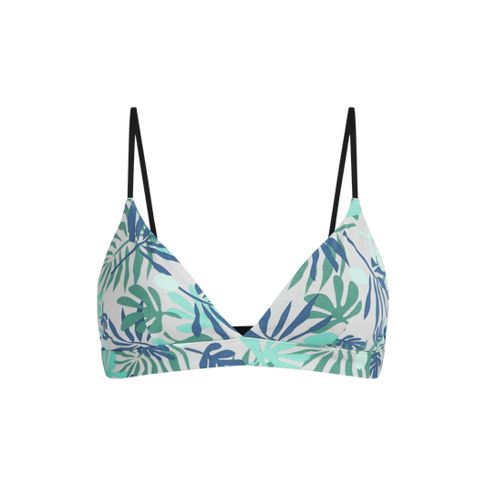 UltraModal™ FeelFree Triangle Bralette | Green Palm