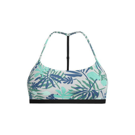 UltraModal™ Core T-Back Bralette | Green Palm