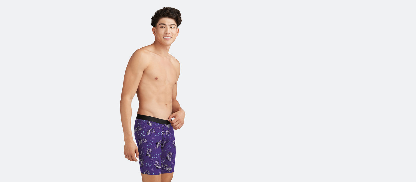 Long Boxer Brief w/ Fly | Aquarius