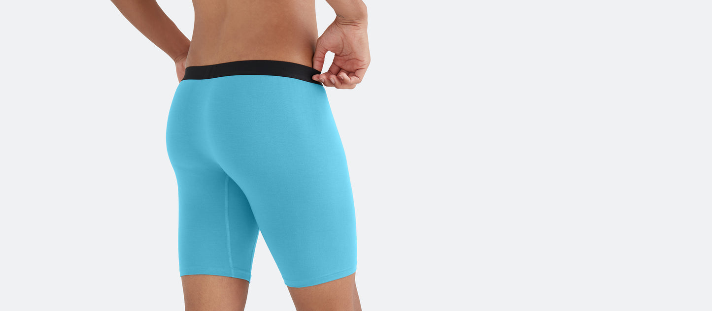 Long Boxer Brief w/ Fly | Opal Blue