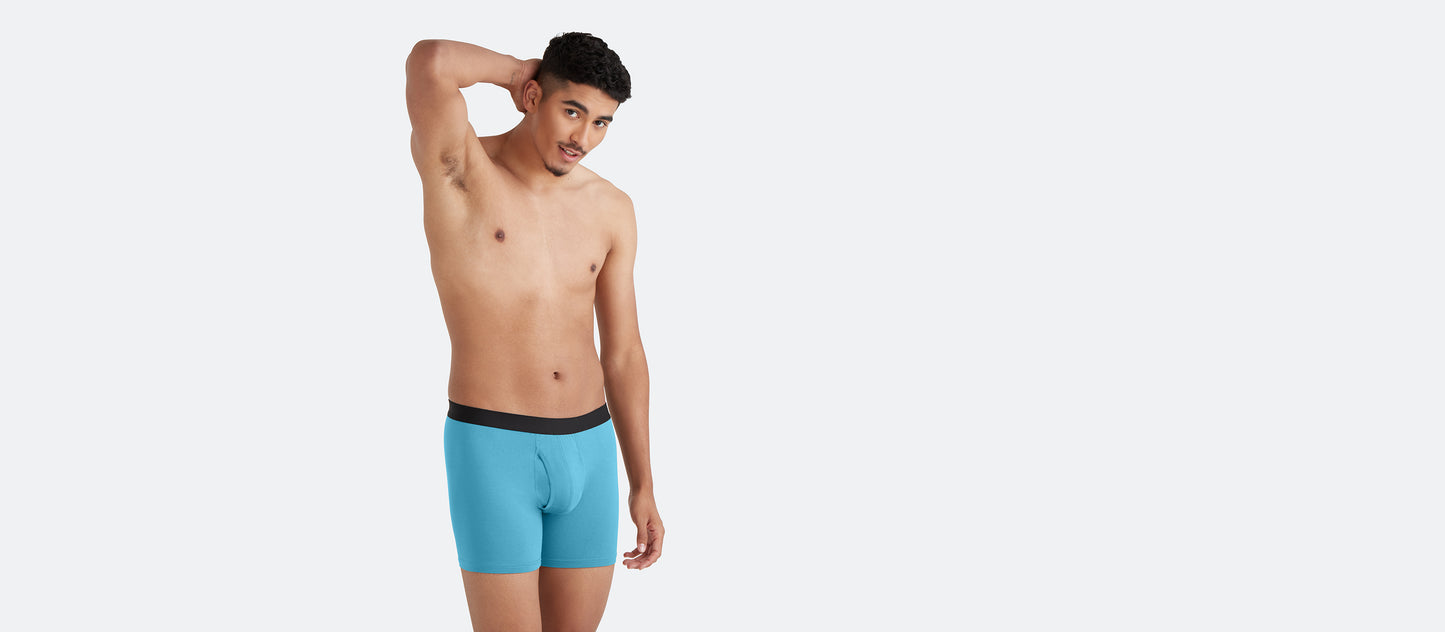 Boxer Brief w/ Fly | Opal Blue