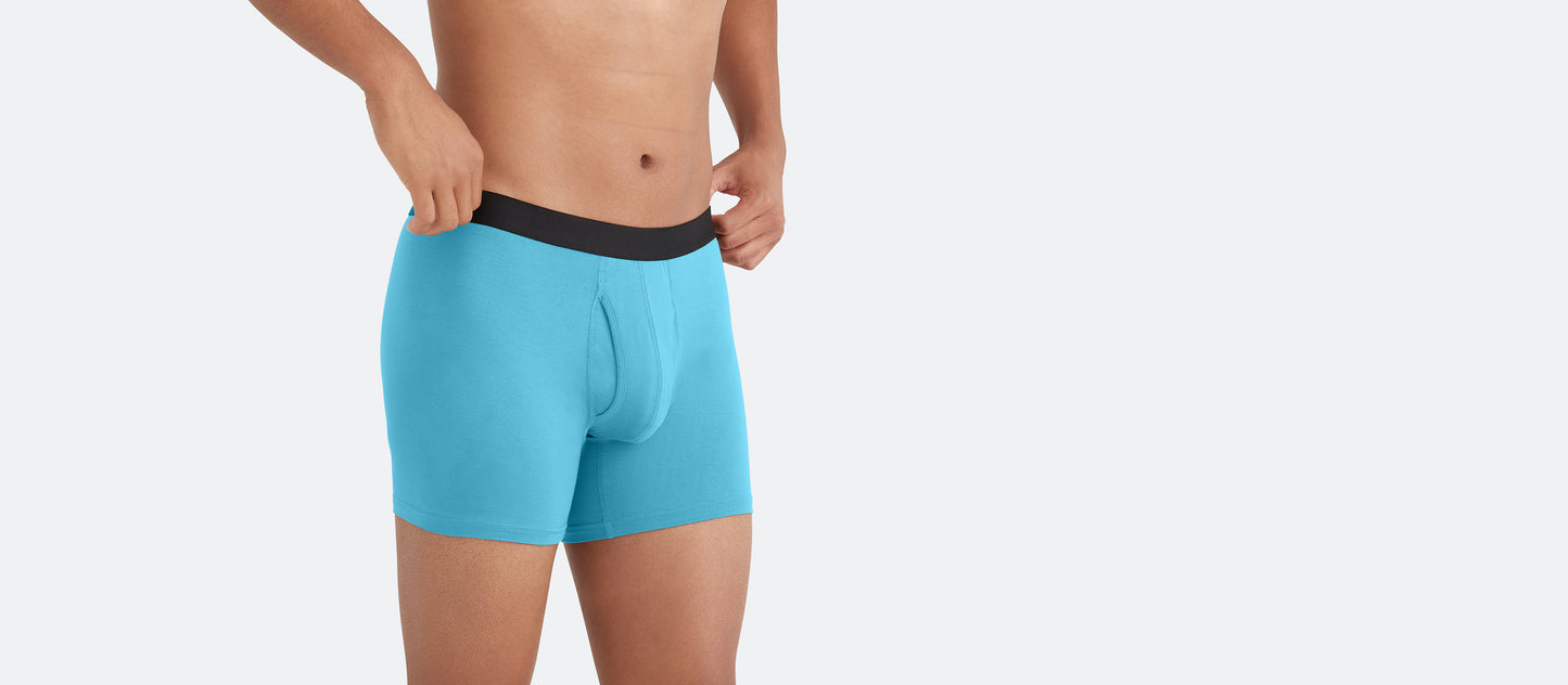 Boxer Brief w/ Fly | Opal Blue