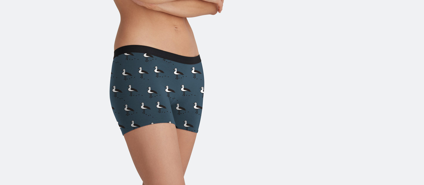 UltraModal™ Core Boyshort | Beach Birds