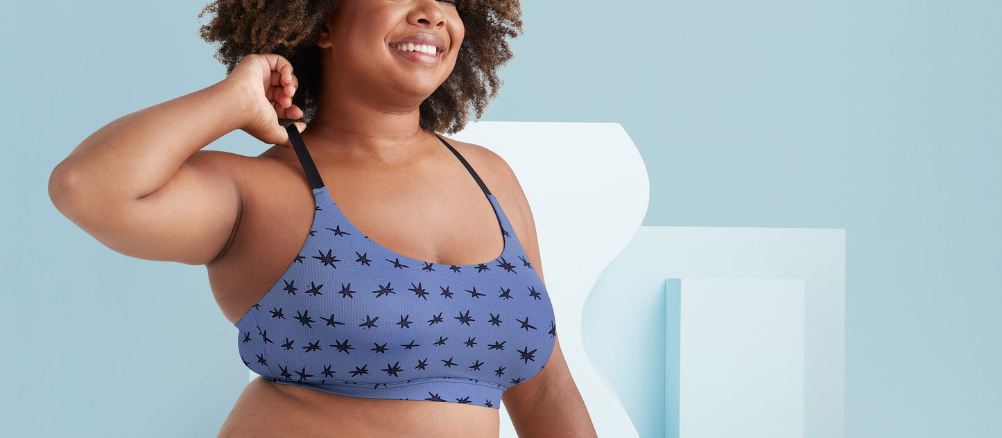 MoveMe Racerback Bralette | Night Sky