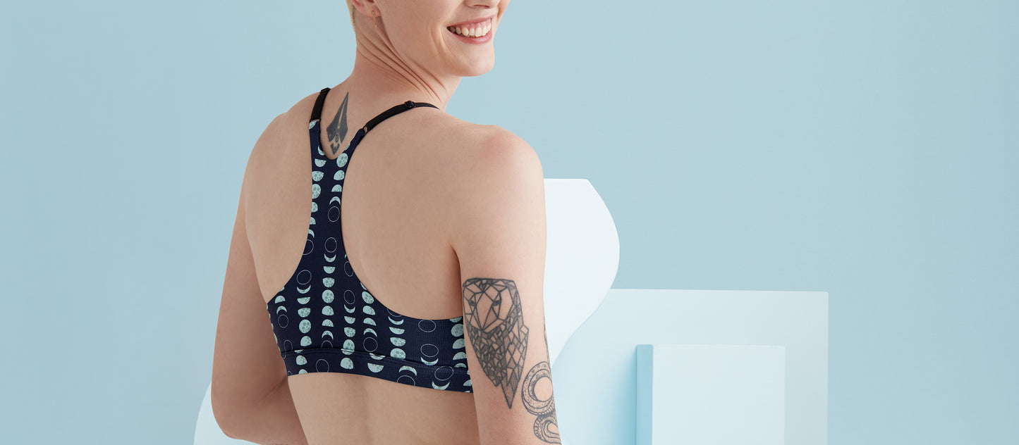 MoveMe Racerback Bralette | Moon Phase