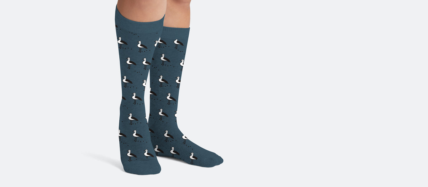 Crew Sock | Beach Birds