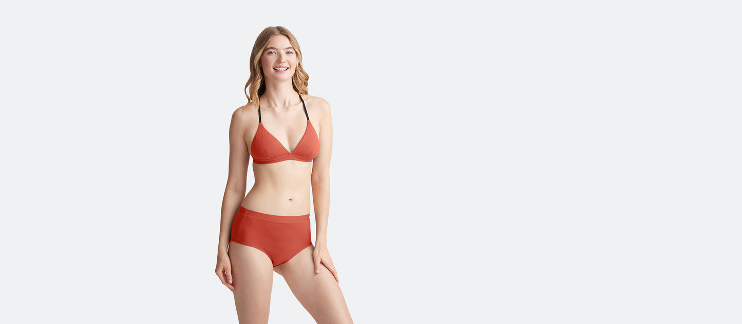 FeelFree High-Waisted Cheeky | Papaya