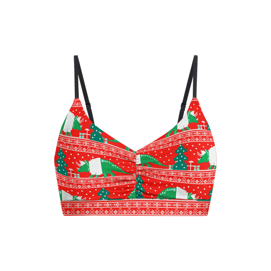 Curvy UltraModal™ FeelFree Ruched Bralette | Cozy Dino