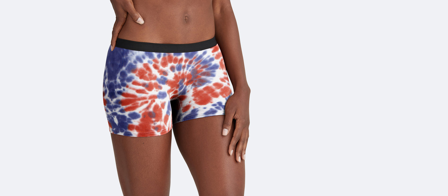 UltraModal™ Core Boyshort | Americana Tie Dye