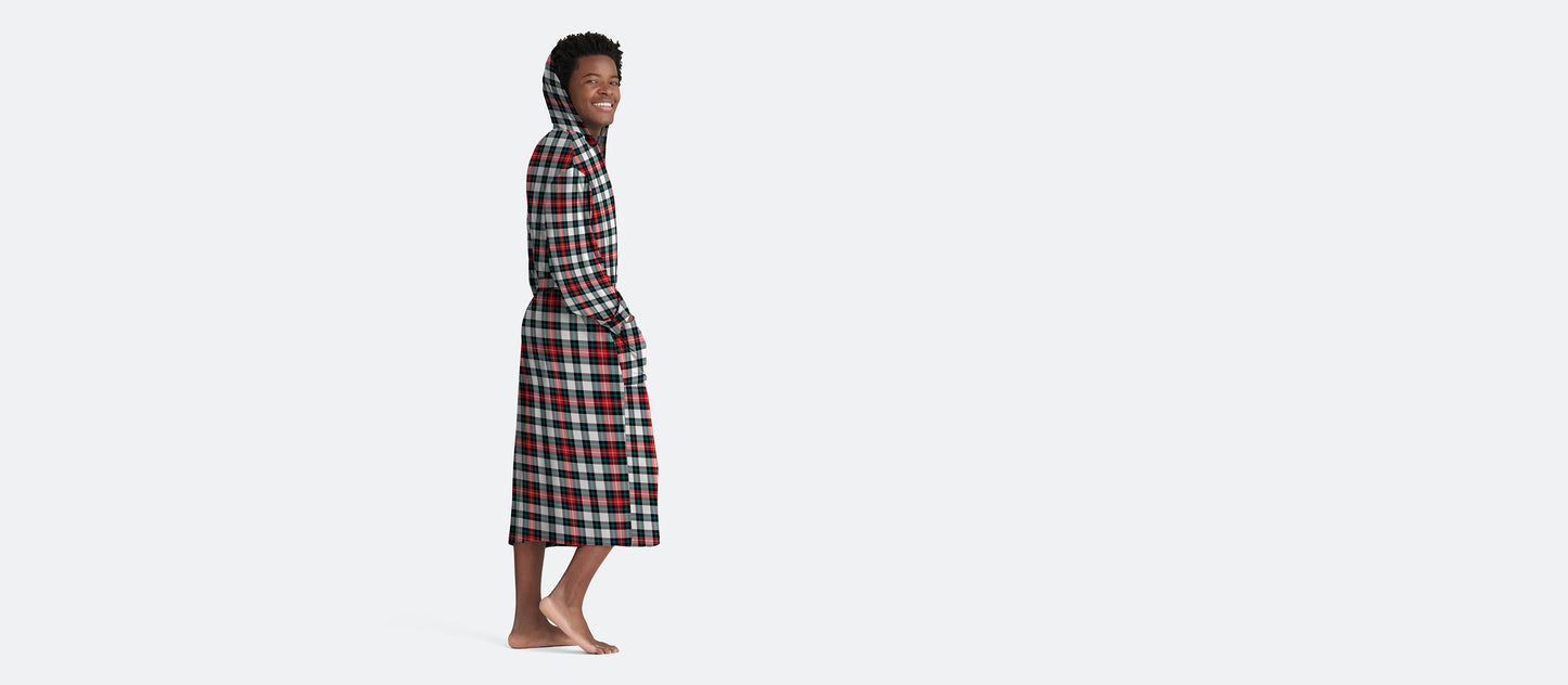 UltraModal™ Hooded Robe - Unisex | Tartan Plaid